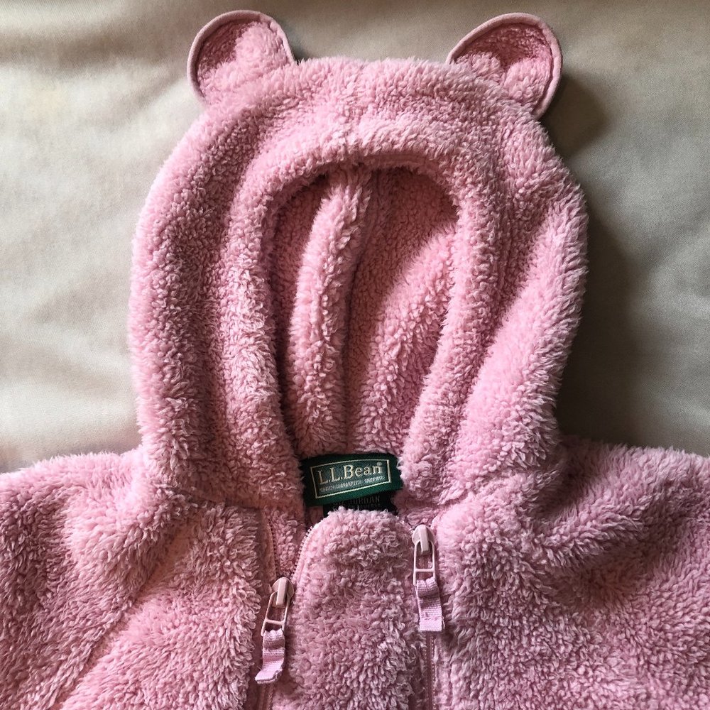 LL Bean Infant Fleece Bunting 0-3 months